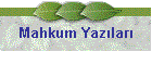 Mahkum Yazlar